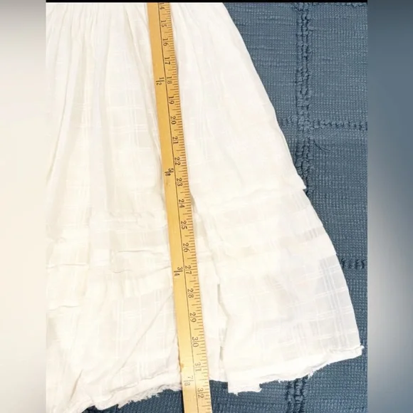 New Free People White ari mini smock dress Medium - Picture 16 of 16